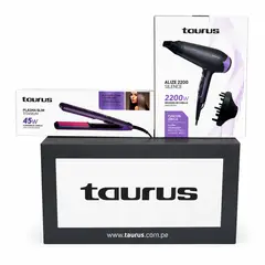 Taurus - Combo Secadora de Cabello Alize 2200 + Alisadora Plasma Slim Taurus