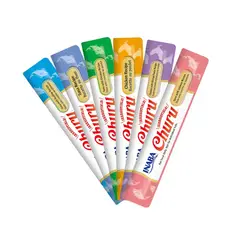 GENERICO - Pack x6 Todos Los Sabores Churu Snack Cremosos y Líquidos Para Gatos