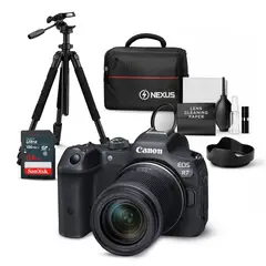 CANON - Cámara Canon EOS R7 + Lente RF-S 18-150mm + Kit Ultimate de Accesorios