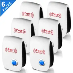 OEM - Pack x6 Ahuyentador De Roedores Insectos Ultrasónico Para Interiores Casa