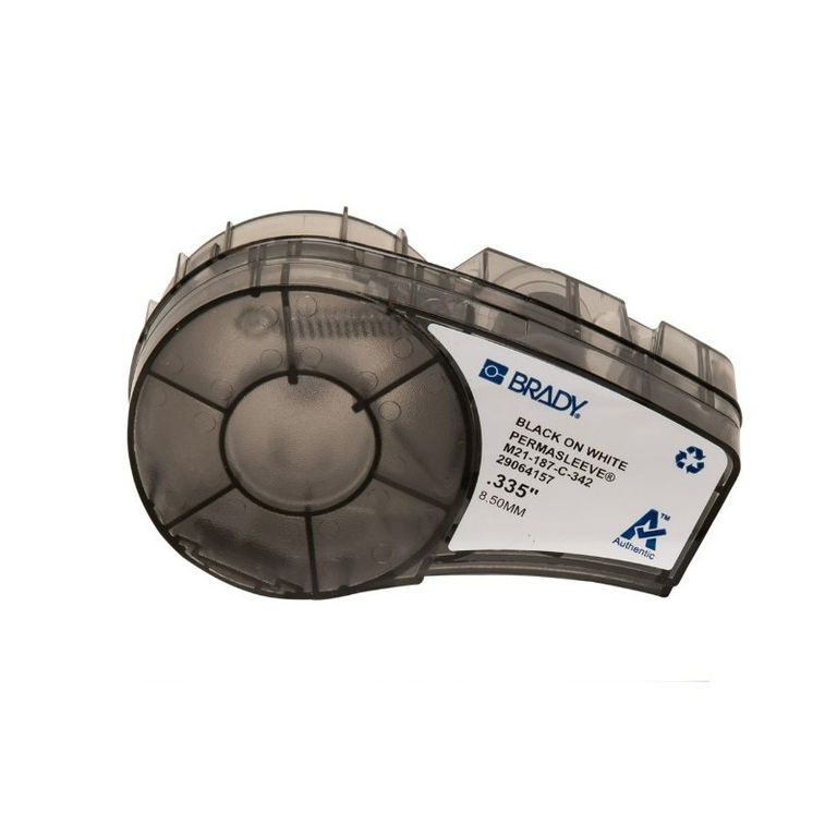 Cinta Brady compatible PT-M21-187-C-342 negro sobre blanco M210 y 21 Plus