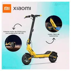 XIAOMI - Scooter Eléctrico Xiaomi 6 Ultra GL 25 km/h, Autonomía 75km, Motor 500W