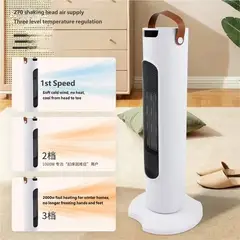 OEM - Mini Torre Calefactora Cerámica 2000W Ahorro De Energía Hogar