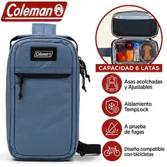 COLEMAN - Bolsa Térmica Convertible de Tela TranslatR para 6 latas