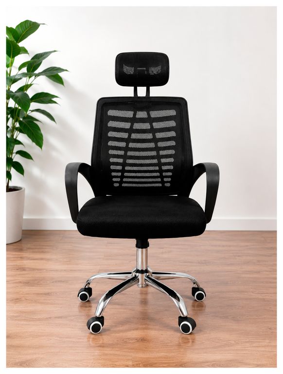 SILLA DE OFICINA CON REPOSACUELLO MODELO LUX - KENDO