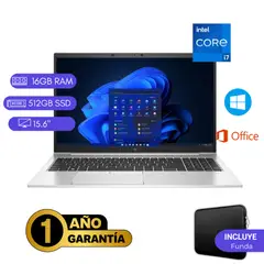 HP - LAPTOP REACONDICIONADA HP ELITEBOOK 850 G8 CORE I7 11VA 16GB RAM 512GB SSD PLATA