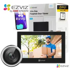 Ezviz - Mirilla Digital Inteligente Con Monitor 4.3 EZVIZ HP2 2MP Wi-Fi