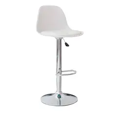 OFIDEAS - Silla Para Bar Regulable Boat Blanco Ec Ofideas