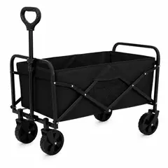 INSPIRA MARKET - Carrito Plegable Multiuso con Ruedas y Asa Retráctil Carrito Camping