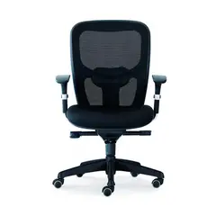 OFIDEAS - Silla Ergonómica Barcelona Premium Negro Ofideas