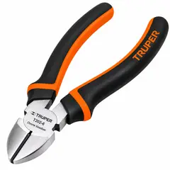 Truper - Truper Alicate Corte Diagonal Profesional 6 Precisión para Electricista 12348