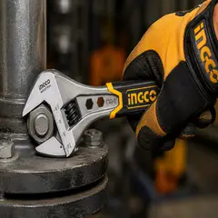 INGCO - Ingco Llave inglesa ajustable 8 profesional CR-V