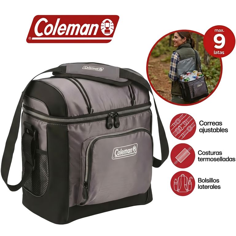Lonchera Térmica SOFT COOLERS Portátil para 9 Latas C024 Gris