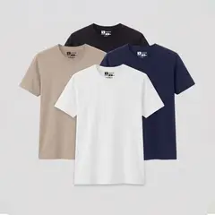 YANSUS - Polo Pack 4 Hombre Basico Yansus