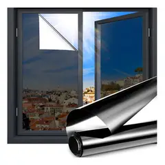 U BUY - Lamina Espejada Film Privacidad Vidrio Ventana 50 Cm  10 M
