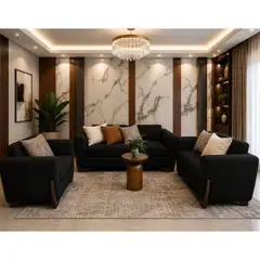 GENERICO - Juego de Sala Khuyay 321 patas de madera