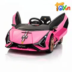 TOYUN TOYUN - Auto electrico Rosado con Control Remoto 12v