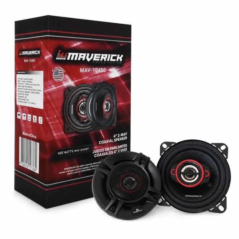 Parlantes Coaxiales 4" Para Auto 2 Vías 105W Par