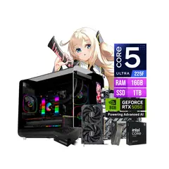INTEL - CPU GAMER ULTRA 5 225F 16GB RAM DDR5 1TB SSD RTX 5050 8GB
