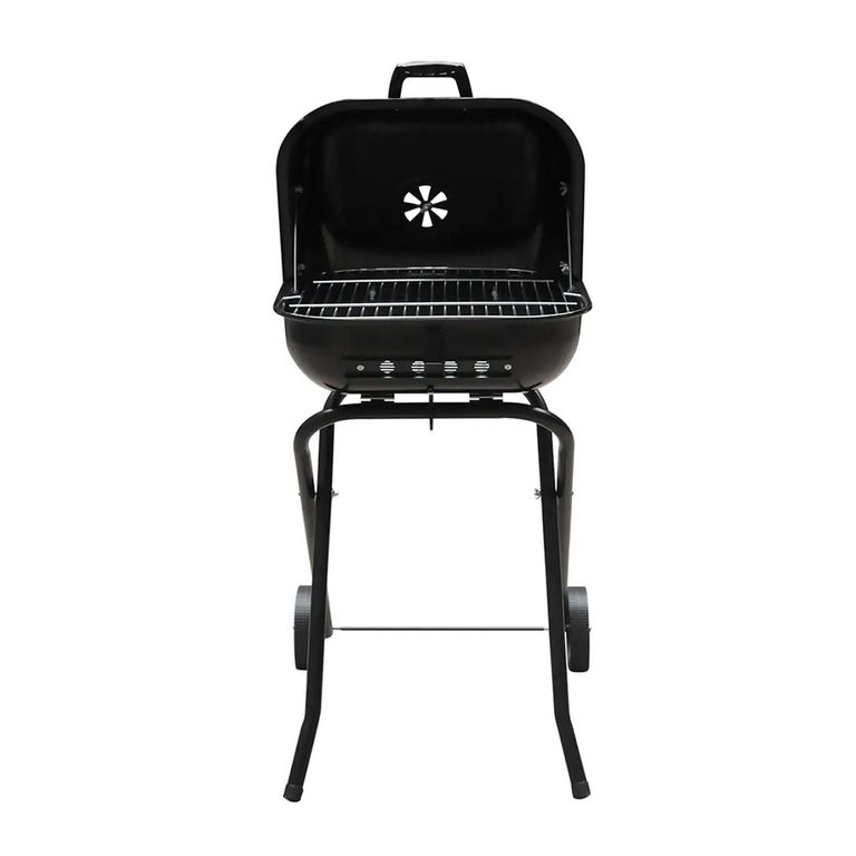Parrilla Mr. Grill Practi Grill-300 Portátil con Ruedas