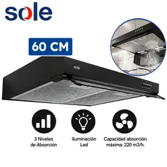 Sole - Campana Extractora Nyx TURE96CO 60cm