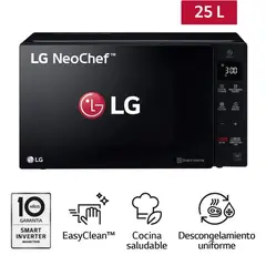 LG - Horno Microondas MS2536GIS 25L con EasyClean