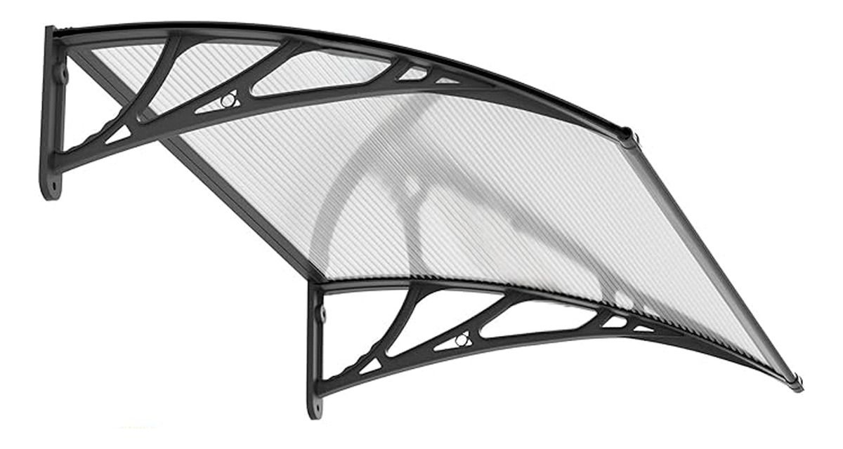 Alero Listo 080x120mt Curvo Transparente Bighouse