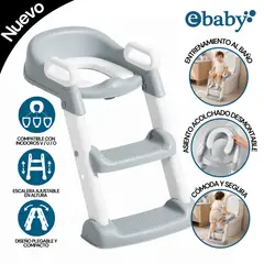 EBABY - Escalera de baño Ebaby - EB 903-1 Gris
