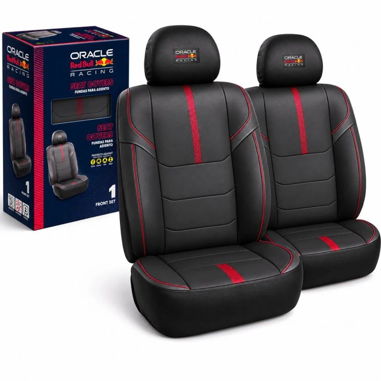 Funda De Asiento Premiun Universal Rojo 6Pcs