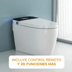 FRATELLI - Inodoro Inteligente Automático ATLAS PRO MAX con Bidé, Sensor y Control Remoto