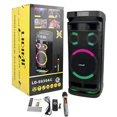 LIDIMI - LD-S939AC Parlante Torre con Tecnología Extra XBASS y luces LED