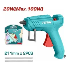 TOTAL - Pistola De Silicona 150w + Barras De Silicona Total Tt101116