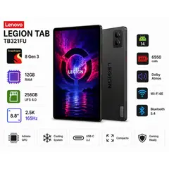 LENOVO - Tablet Lenovo Legion Tab Gen 3 Snapdragon 8 Gen 3 12GB 256GB UFS 4.0 8.8″ 2.5K 165Hz ZAEF0044PE