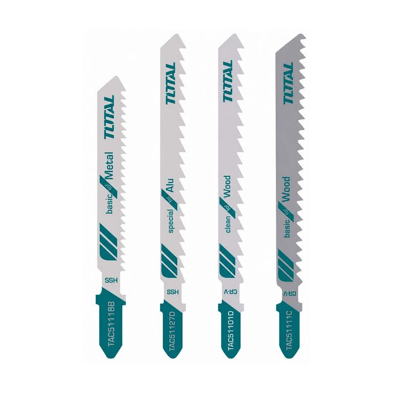 Set Hojas Sierra Caladora 8pzas Combinadas Total Tacsd7386