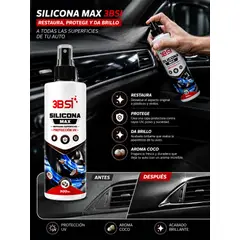 3BSI - PACK DE 3 UNIDADES DE SILICONA PROTECTOR UV AROMA COCO 300 ML