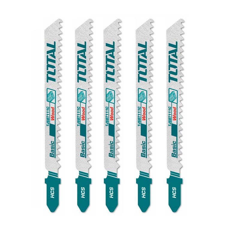 Cuchillas Para Caladora 05pzs 74mm 8tpi Hcs Total Tjsbt111c