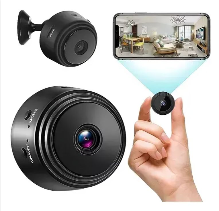 Camara espia de seguridad A9 Wifi Negro