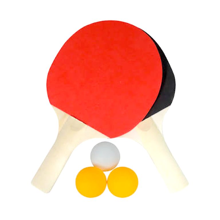 Set de 2 Raquetas Paletas + Pelotas Ping Pong