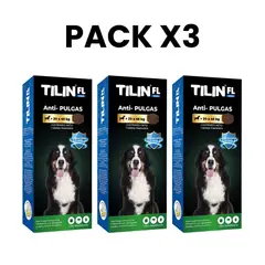 PLOP - Pack X3 Tilin 20 A 40kg Antipulgas Con Hepatoprotector