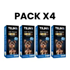 PLOP - Pack X4 Tilin 4.5 A 10kg Antipulgas Con Hepatoprotector