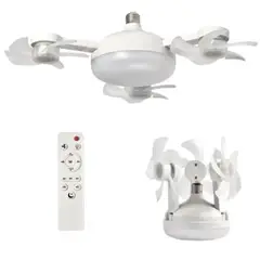 SEISA - Ventilador Techo 3 Aspas Con Luz 3 Velocidades 3000k-8000k FS07