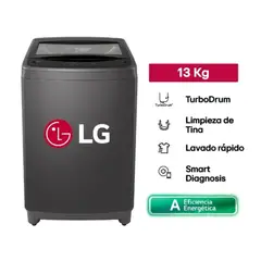 LG - Lavadora 13Kg Carga Superior Negro Claro WT13BVTB