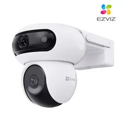 Ezviz - Camara Ezviz H90 Dual 2K Giratorio 360°, Alexa Visión Nocturna a Color