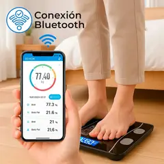OEM - Balanza Digital Bluetooth 180kg Control de Peso Inteligente