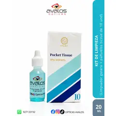 GENERICO - KIT DE LIMPIEZA GOTERO PARA LENTES - 20 ML