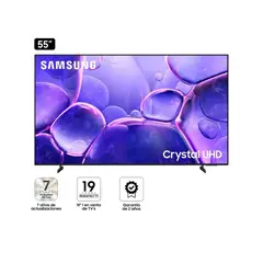 SAMSUNG - Televisor Samsung UHD 55 4K Ultra HD Crystal Tizen UN55U8000FG