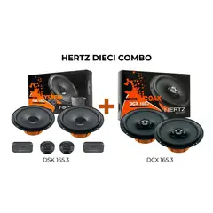 HERTZ - Combo parlantes bocinas HERTZ - DIECI - DSK165.3 + DCK165.3
