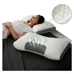 OEM - PACK DE 02 Almohadas Ergonomica Cervical Extra Grande