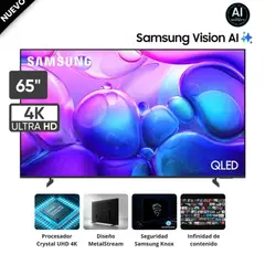 SAMSUNG - TELEVISOR SAMSUNG QLED 65 4K SMART TV Q6F2025