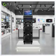CAFINI - Torre de Sonido Multimedia 160W con Pantalla Táctil HD CAFINI C-S992P Android Wi-Fi y Bluetooth